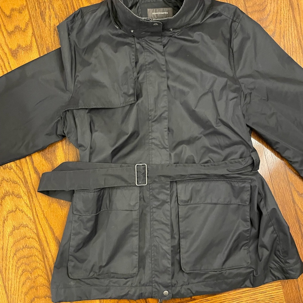 Women’s lined belted  jacket.